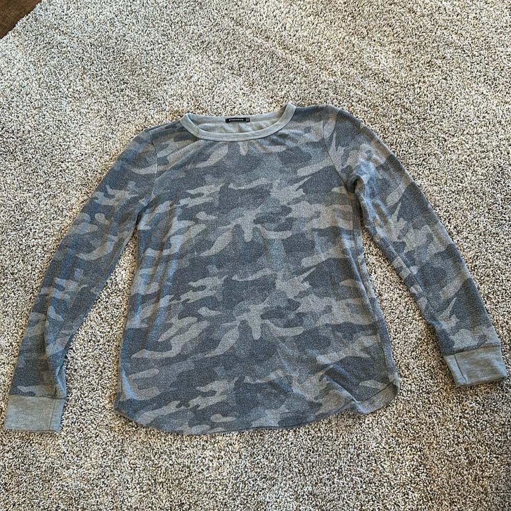 Camo long sleeve shirt